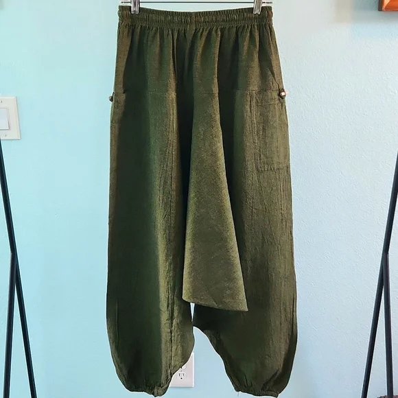 Nepalese Yoga Harem Pants - Picture 3 of 8